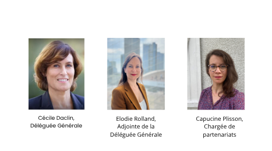 Photo de Cécile Daclin, Elodie Rolland et Capucine Plisson